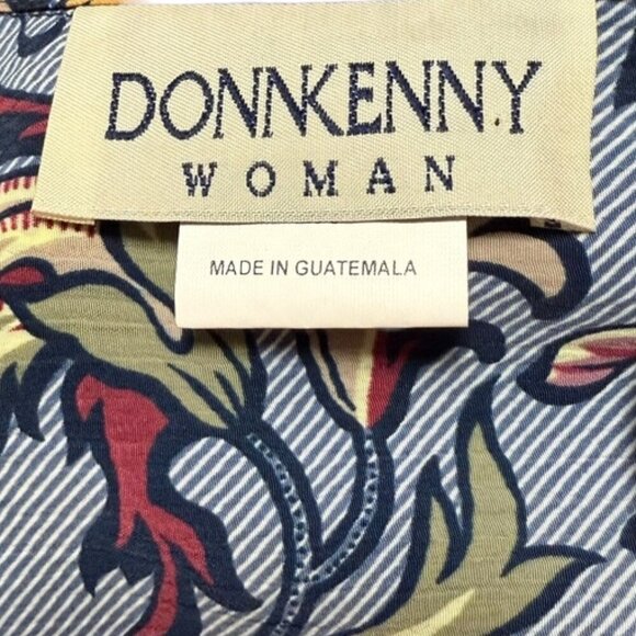 Donnkenny Women  SZ 2X Blouse Vines Leaves Goblincore Casual - Picture 4 of 5